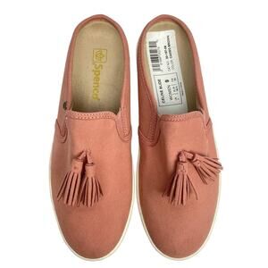 Spenco | Celine Pink Tassel Orthotic Slide Mules